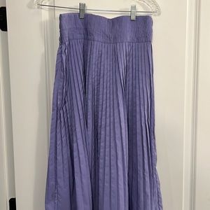 Purple midi skirt